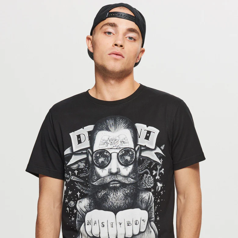 Printed T-Shirt-Nasty-Boy