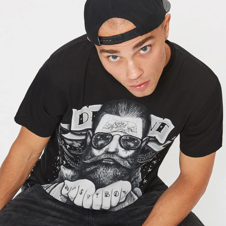 Printed T-Shirt-Nasty-Boy - Image 3