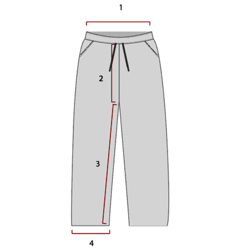 Pants measurement reference